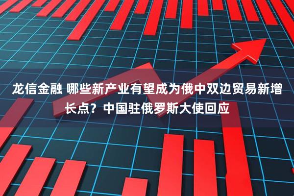 龙信金融 哪些新产业有望成为俄中双边贸易新增长点？中国驻俄罗斯大使回应