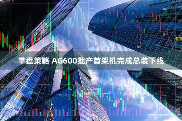 掌盘策略 AG600批产首架机完成总装下线