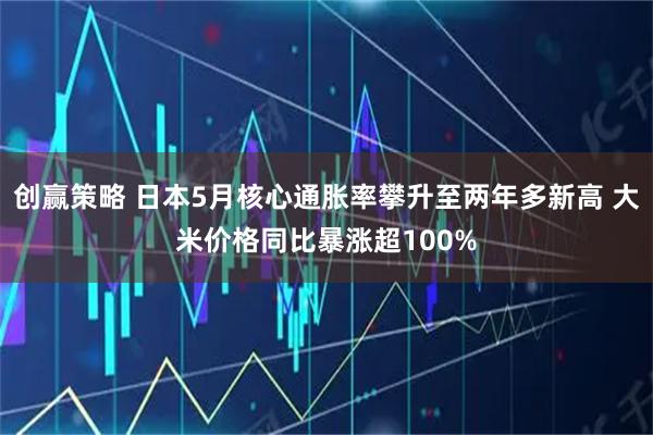 创赢策略 日本5月核心通胀率攀升至两年多新高 大米价格同比暴涨超100%