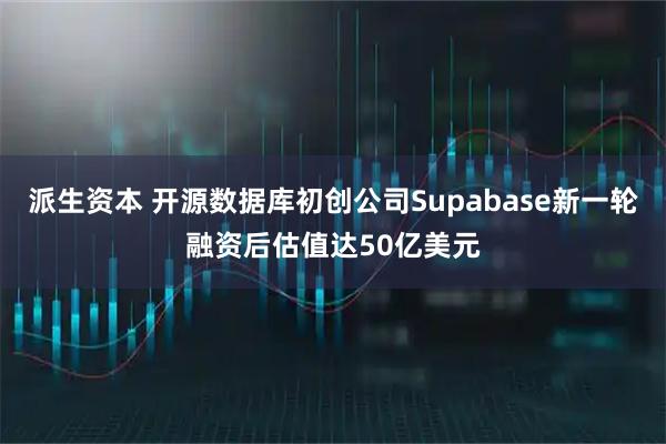 派生资本 开源数据库初创公司Supabase新一轮融资后估值达50亿美元
