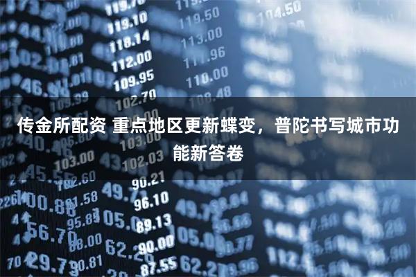 传金所配资 重点地区更新蝶变，普陀书写城市功能新答卷